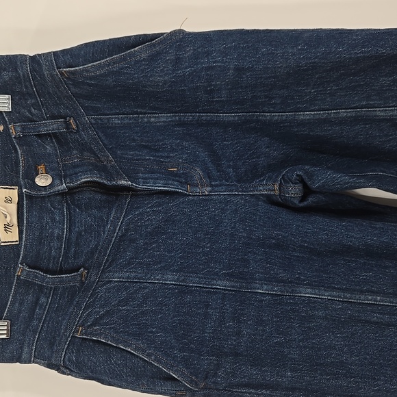 Madewell the perfect vintage straight Jeans with piping. Greenhaven wash - Picture 3 of 8